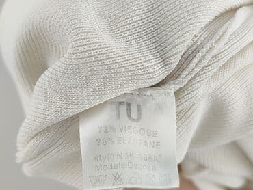bluzki damskie dzianinowe: TU Woman, T-shirt damski, rozmiar S — 4