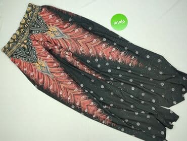 azteckie wzory ubrania: Spodnie materiałowe damskie, rozmiar L — 3