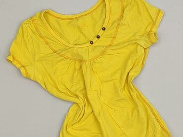 bluzki z marszczeniem po bokach: T-shirt damski, rozmiar M — 1