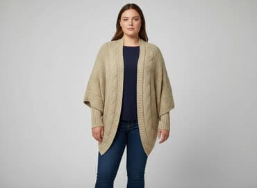 ubrania dla 70 latki: Kardigan damski, rozmiar 9XL — 6