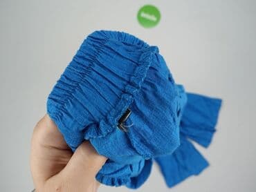 niebieskie spodnie dresowe damskie: Spodnie materiałowe damskie, rozmiar S — 4