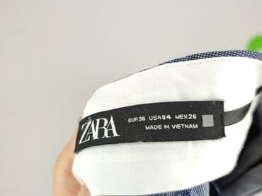 spodnie z zapiętkami zara: Zara, Spodnie materiałowe damskie, rozmiar S — 4
