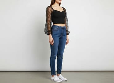 bluzki do spódnic tiulowych: Boohoo, Top damski, rozmiar M — 9