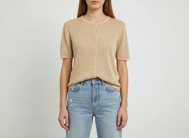 sweter z krótkim rękawem męski: Find, Kardigan damski, rozmiar M — 6