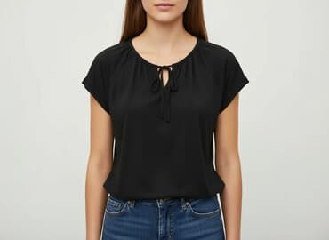 koszulki z rękawem do łokcia damskie: Bluzka damska, rozmiar S — 1