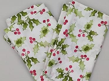 print catalogue poland: Świąteczny obrus/ścierki kuchenne – komplet 2 szt. - Wzór: gałązki — 1