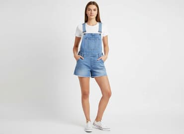 kombinezony zimowe damskie: Denim Co, Ogrodniczki damskie, rozmiar M — 6