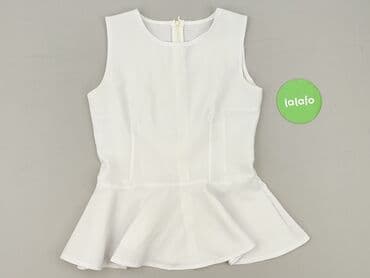 czerwona bluzka z baskinką: Bluzka damska, rozmiar S — 2