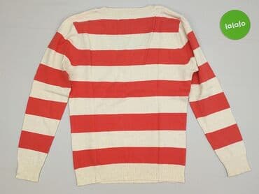 sweter w paski z serduszkiem: Atmosphere, Sweter damski, rozmiar L — 3