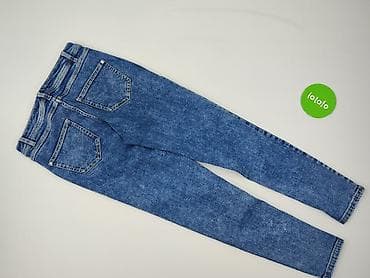 jeans wysoki stan: DENIM JEANS, Jeansy damskie, rozmiar S — 3
