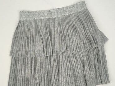 spódnice plisowane srebrne: Women`s skirt, size S — 2