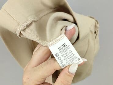 modne duże rozmiary spodnie: Spodnie materiałowe damskie, rozmiar 5XL — 4