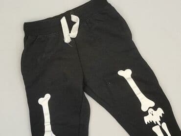 spodnie woskowane czarne: Sweatpants, Kiki & Koko, 10 years, 134/140, condition - Very good — 1