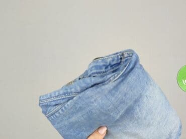 spodenki jeansowe z wysokim stanem pull and bear: Szorty damskie, rozmiar XL — 5