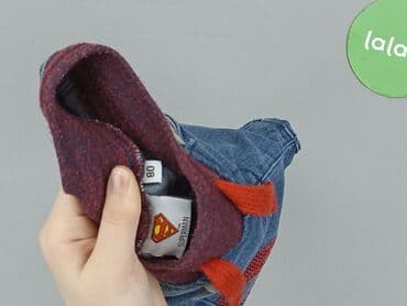 kurtka futerko pepco: Denim pants, 9-12 months, condition - Very good — 5