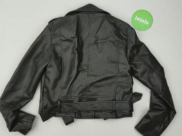 koszulki z motywem motocyklowym: PULL&BEAR, Kurtka skórzana damska, M — 3