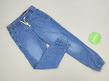 apple jeans: Spodnie jeansowe, H&M, 9 lat, 128/134, stan - Bardzo dobry — 2