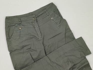legginsy khaki damskie: Spodnie materiałowe damskie, rozmiar S — 1