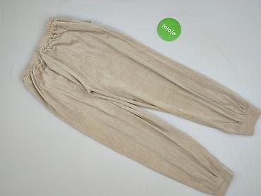 kremowe dresy: Spodnie dresowe damskie, rozmiar S — 3