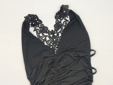 sukienka z marszczeniem na brzuchu plus size: Top damski, S — 1