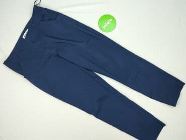 granatowe chinosy damskie: Spodnie materiałowe damskie, rozmiar M — 2