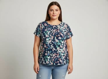 bluzka hawajska damska: Bluzka damska, rozmiar 3XL — 7