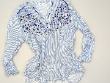 sukienka w paski h: H&M, Women's blouse, size M (EU 38) — 1
