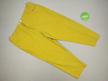 zolte spodnie: Spodnie materiałowe damskie, rozmiar 5XL — 2