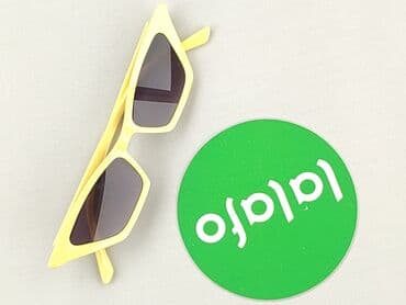 dodatki do zielonej sukienki: Glasses, Sunglasses, Trapezoid design, condition - Very good — 2
