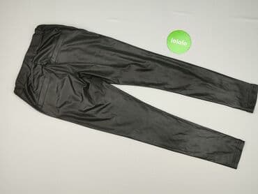 zara woskowane spodnie: Material trousers for women, size S (EU 36) — 3