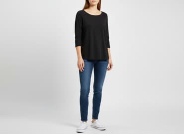 hm bluzki z krótkim rękawem: H&M, Bluzka damska, rozmiar M — 6