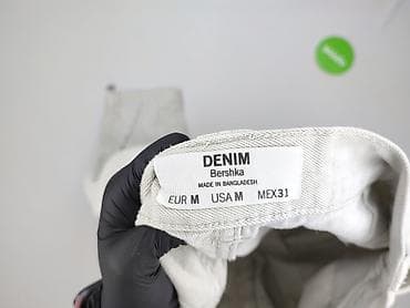 szorty pull and bear: Męskie spodnie cargo Bershka Denim - Rozmiar: M (EUR/USA), MEX 31 - — 4