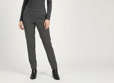 pantalony majtki: Spodnie materiałowe damskie, rozmiar XL — 6