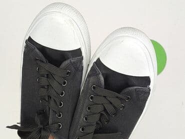 spodnie woskowane czarne: Trampki damskie, rozmiar 39 — 6