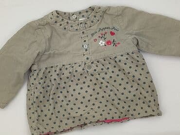 srebrna sukienka dla dziewczynki: Blouse, 6-9 months, condition - Very good — 1