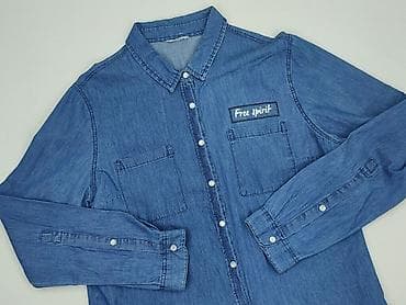 kurtka jeans: Koszula damska, rozmiar L — 1