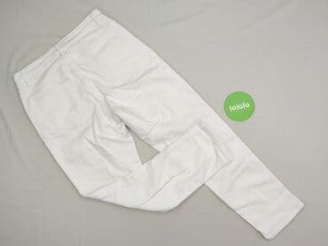 białe damskie jeansy: Jeansy damskie, rozmiar M — 3