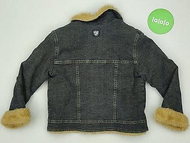 biala koszulka basic: Dziecięca kurtka jeansowa, 5-6 lat, 110-116 cm, stan - Idealny — 3