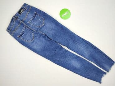 grey denim jeans: Jeansy damskie, rozmiar S — 3