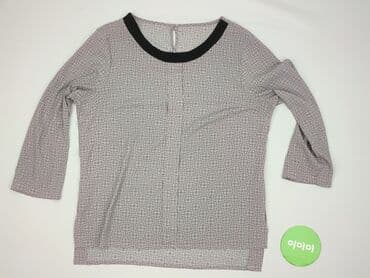sukienka w geometryczne wzory h: Bluzka damska, 3XL — 2