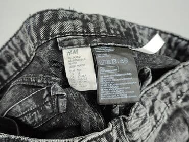 sukienki boho allegro: Spodnie jeansowe, H&M, 14 lat, 164, stan - Bardzo dobry — 4