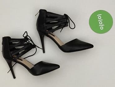 srebrne sandały reserved: Vices, Półbuty damskie, 37 — 3