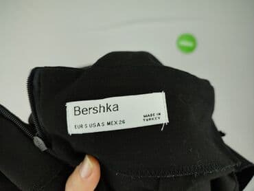 czarne jeansy bershka: Bershka, Ogrodniczki damskie, rozmiar S — 4