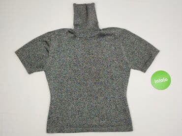 sweter z tiulowymi rękawami: Golf damski, S — 2