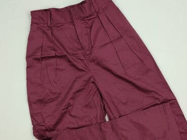 jeansy bordowe damskie: Spodnie materiałowe damskie, rozmiar S — 1