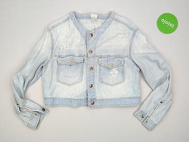 cropp katana damska: H&M, Kurtka jeansowa damska, rozmiar M — 2