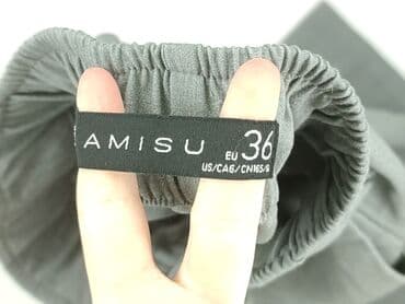 Women: Amisu, Material trousers for women, size S (EU 36) — 4