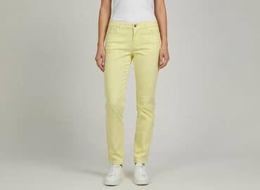 buty zimowe lata 80: Spodnie materiałowe damskie, rozmiar S — 9