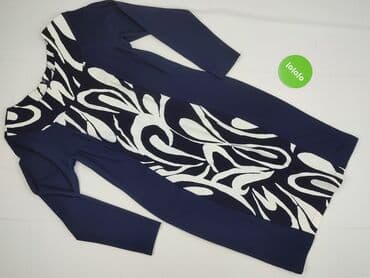 czarna sukienka ze srebrnymi dodatkami: Sukienka damska, 2XL — 2