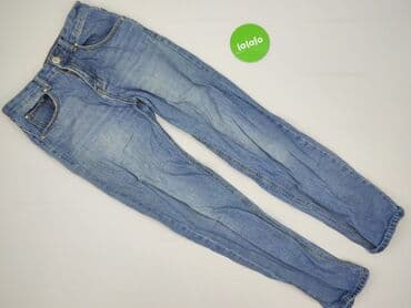 biale szerokie jeansy: PrettyLittleThing, Jeansy damskie, rozmiar S — 2